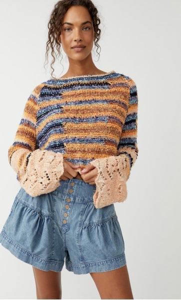 Free People Butterfly Knit Pullover