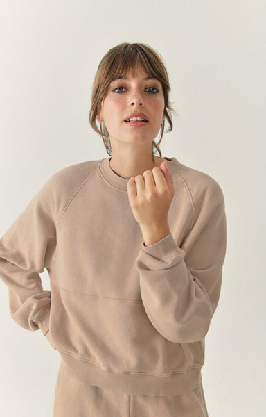 American Vintage Sweater in Iced Coffee